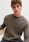 Jack & Jones Barkley Knit Crew Neck Sweater, Green