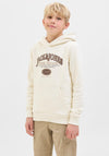Jack & Jones Ri Long Sleeve Hoodie, Cream