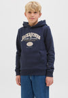 Jack & Jones Ri Long Sleeve Hoodie, Navy