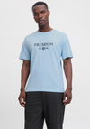 Jack & Jones Charles Short Sleeve Tee, Chambray Blue