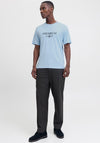 Jack & Jones Charles Short Sleeve Tee, Chambray Blue