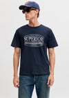 Jack & Jones Noah T-Shirt, Night Sky Navy