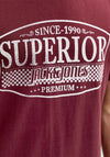 Jack & Jones Noah T-Shirt, Wine