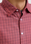 Jack & Jones Fade Check Shirt, Pink