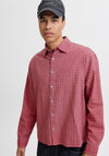 Jack & Jones Fade Check Shirt, Pink