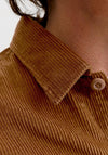 Jack & Jones Regent Corduroy Overshirt, Caramel Brown
