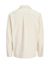 Jack & Jones Regent Corduroy Overshirt, Off White