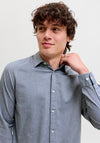 Jack & Jones Field Shirt, Denim Blue Melange