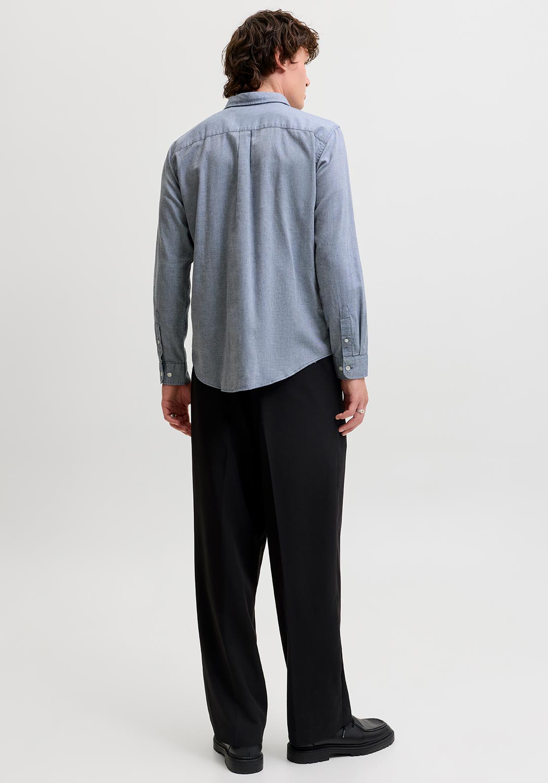Jack & Jones Field Shirt, Denim Blue Melange