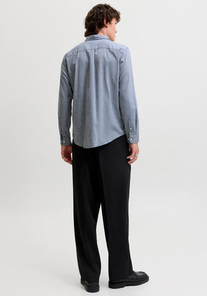 Jack & Jones Field Shirt, Denim Blue Melange