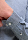 Jack & Jones Field Shirt, Denim Blue Melange