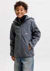 Jack & Jones Boy Ethbo Softshell Jacket, Grey