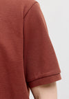 Jack & Jones Austin Polo Shirt, Burnt Orange