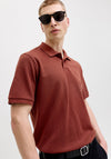 Jack & Jones Austin Polo Shirt, Burnt Orange