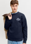 Jack & Jones Dover Graphic Sweatshirt, Navy