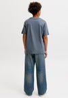 Jack & Jones Boy Star Short Sleeve Tee, Grey