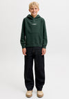 Jack & Jones Boy Boho Long Sleeve Hoodie, Green