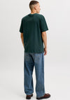 Jack & Jones Fredericksberg Graphic Box T-Shirt, Pine Green