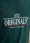 Jack & Jones Fredericksberg Graphic Box T-Shirt, Pine Green