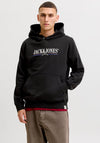 Jack & Jones Frederiksberg Graphic Box Hoodie, Black