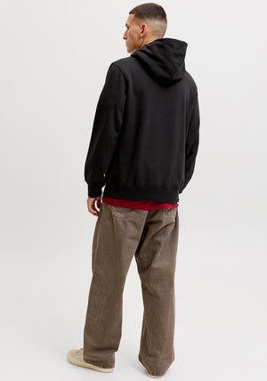 Jack & Jones Frederiksberg Graphic Box Hoodie, Black