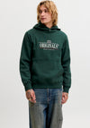 Jack & Jones Frederiksberg Graphic Box Hoodie, Pine Green