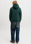 Jack & Jones Frederiksberg Graphic Box Hoodie, Pine Green