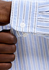 Jack & Jones Harvey Stripe Oxford Shirt, Infinity Blue & White