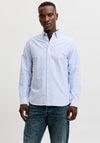 Jack & Jones Harvey Stripe Oxford Shirt, Infinity Blue & White