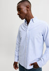 Jack & Jones Harvey Stripe Oxford Shirt, Infinity Blue & White