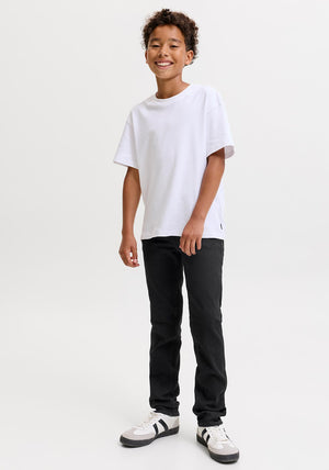 Jack & Jones Boy Glen Slim Denim Jean, Black
