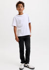 Jack & Jones Boy Glen Slim Denim Jean, Black