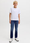 Jack & Jones Boy Glen Slim Denim Jean, Blue
