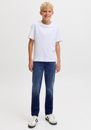 Jack & Jones Boy Glen Slim Denim Jean, Blue