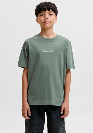 Jack & Jones Boy Norrebro Short Sleeve Tee, Green