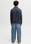 Jack & Jones Boy Norrebro Quarter Zip Sweatshirt, Blue