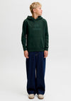 Jack & Jones Boy Fredrick Monogram Long Sleeve Hoodie, Green