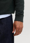 Jack & Jones Riley Crew Neck Knit Sweater, Dark Green