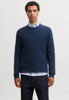 Jack & Jones Riley Crew Neck Knit Sweater, Insignia Blue