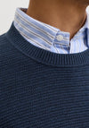 Jack & Jones Riley Crew Neck Knit Sweater, Insignia Blue