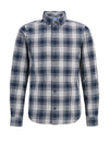 Jack & Jones Harvey Long Sleeve Check Shirt, Navy