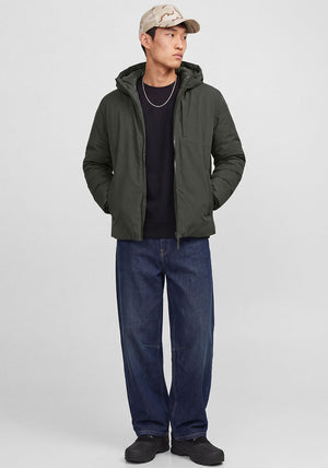 Jack & Jones Club Light Padded Jacket, Dark Green
