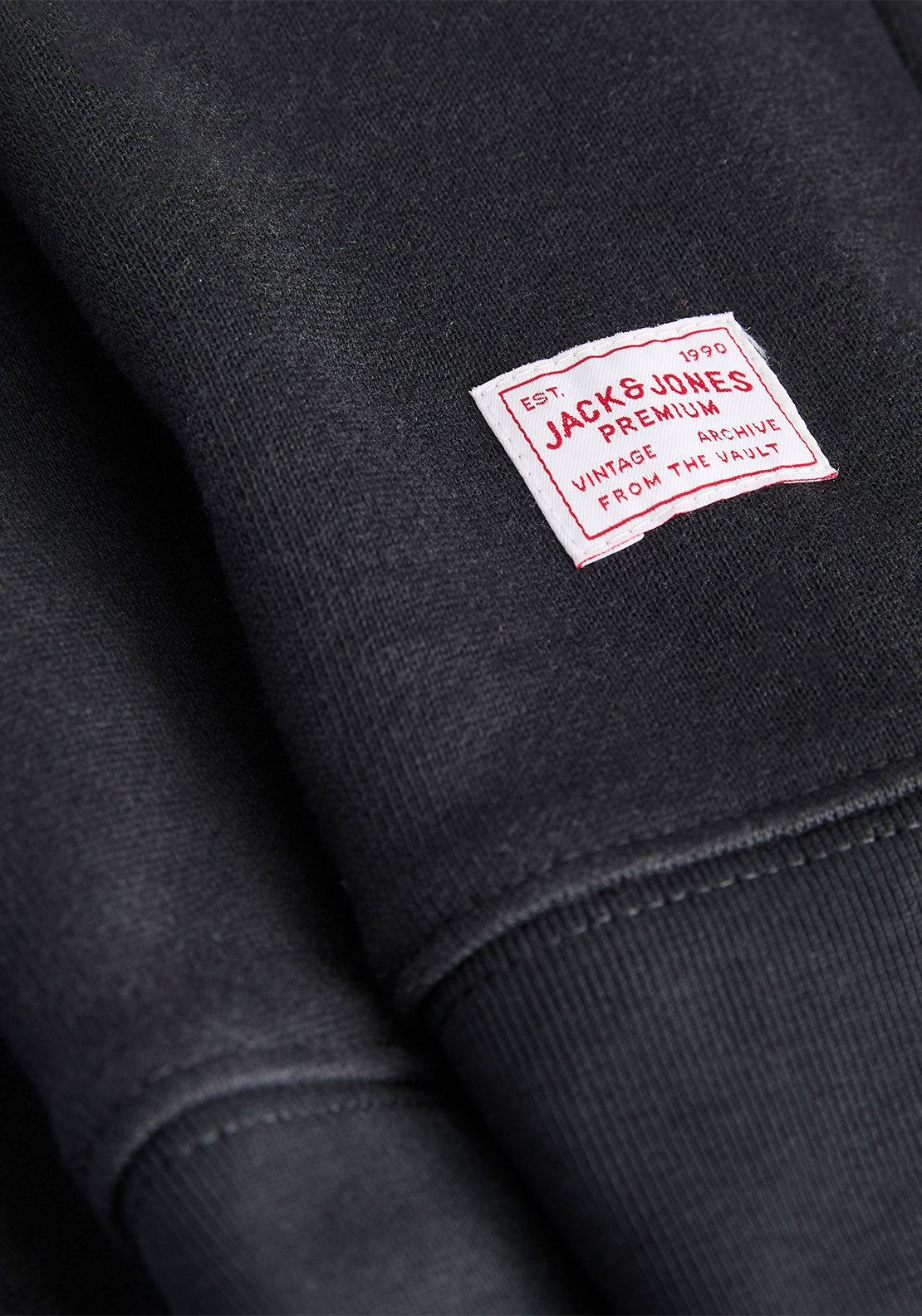 Jack & Jones Ryan Quarter Zip Sweatshirt, Dark Navy