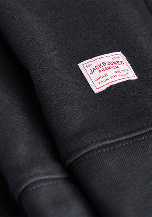 Jack & Jones Ryan Quarter Zip Sweatshirt, Dark Navy
