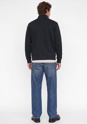 Jack & Jones Ryan Quarter Zip Sweatshirt, Dark Navy