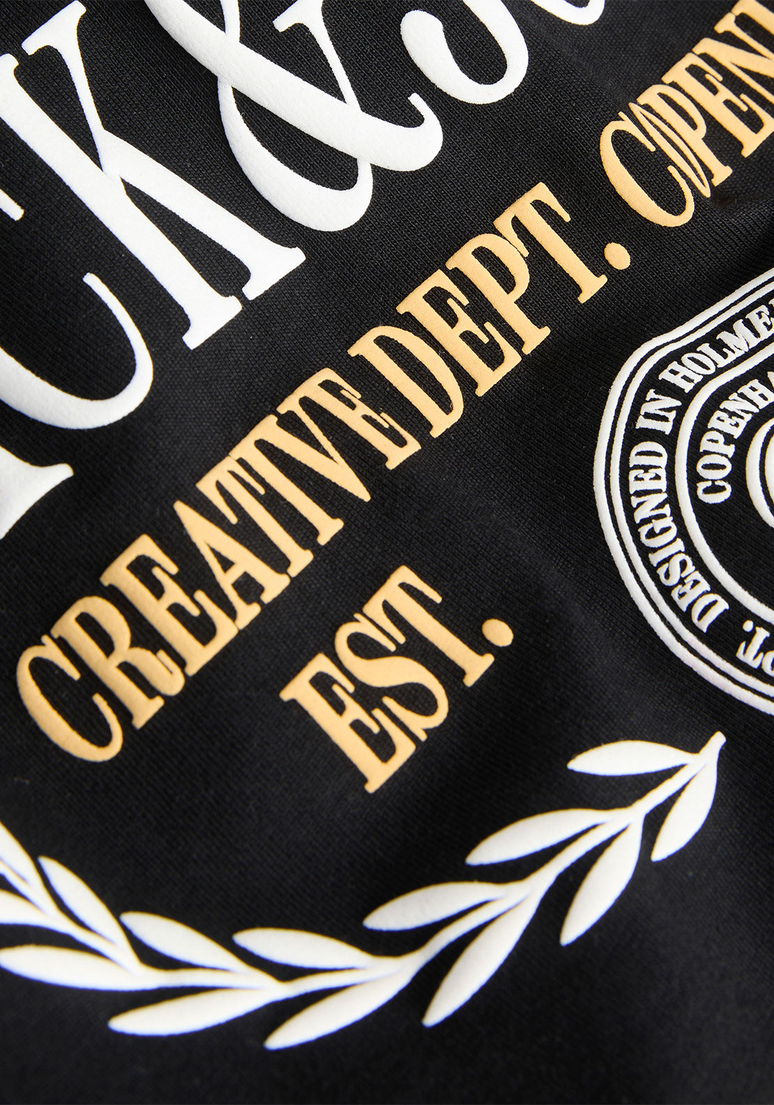 Jack & Jones Frederiksberg Graphic T-Shirt, Black