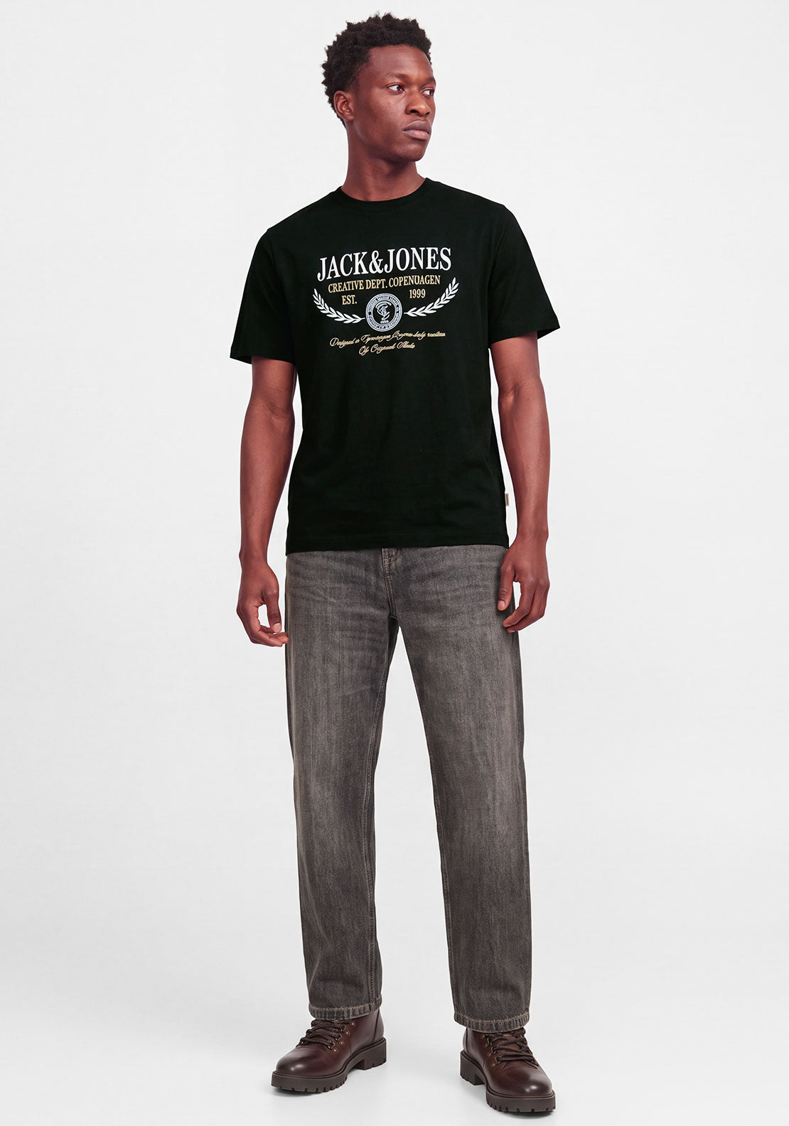 Jack & Jones Frederiksberg Graphic T-Shirt, Black