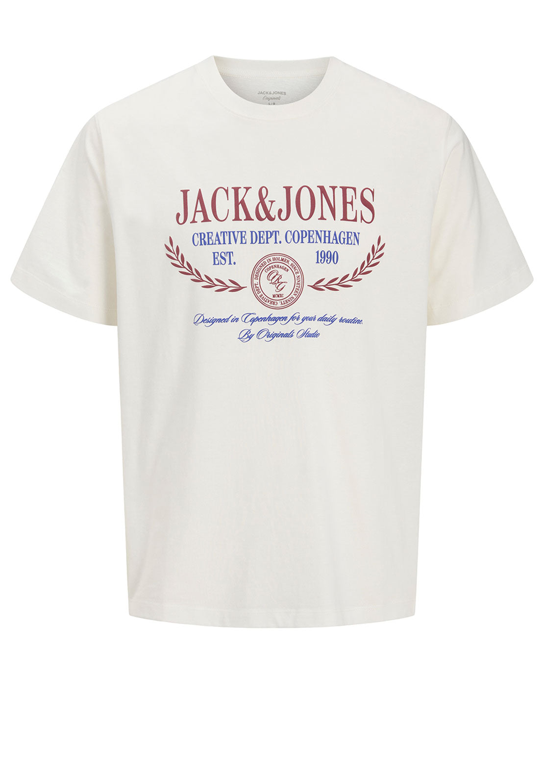 Jack & Jones Frederiksberg Graphic T-Shirt, White