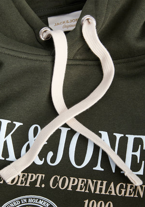 Jack & Jones Frederiksberg Graphic Hoodie, Green