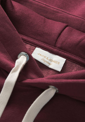 Jack & Jones Frederiksberg Graphic Hoodie, Wine